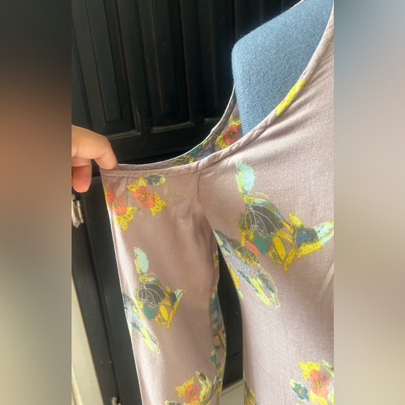 Free People long slee blouse / Floral Size S - Picture 3 of 8